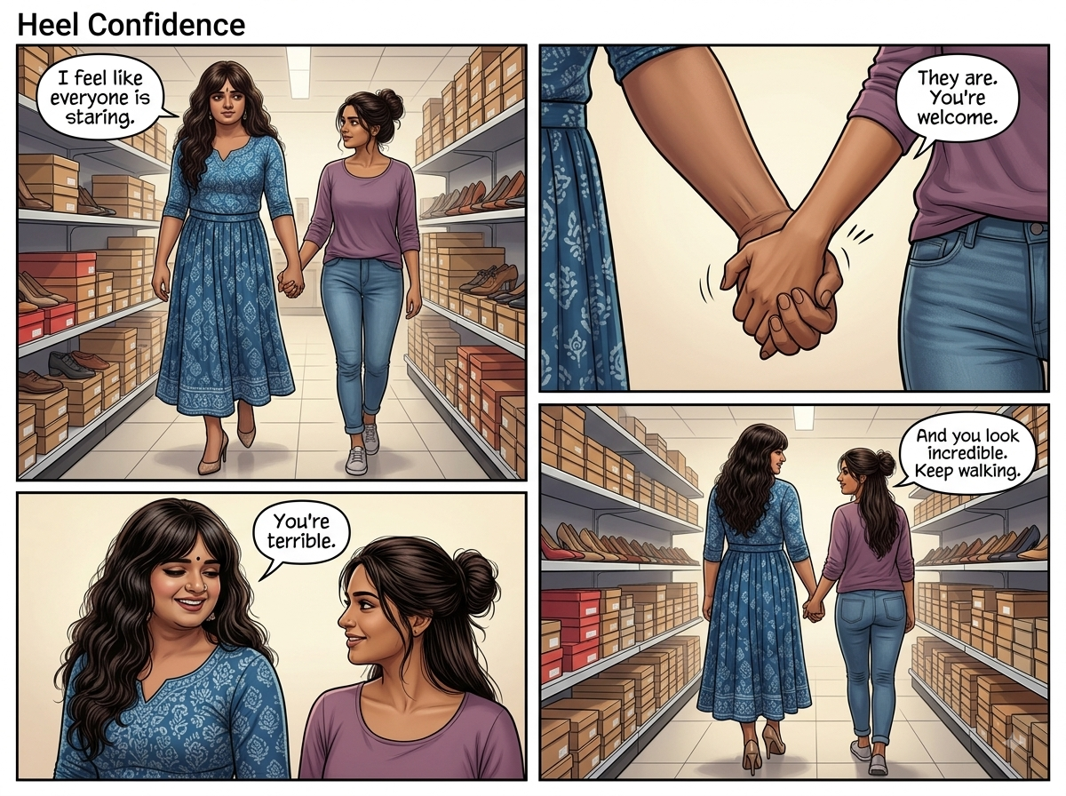 Heel confidence