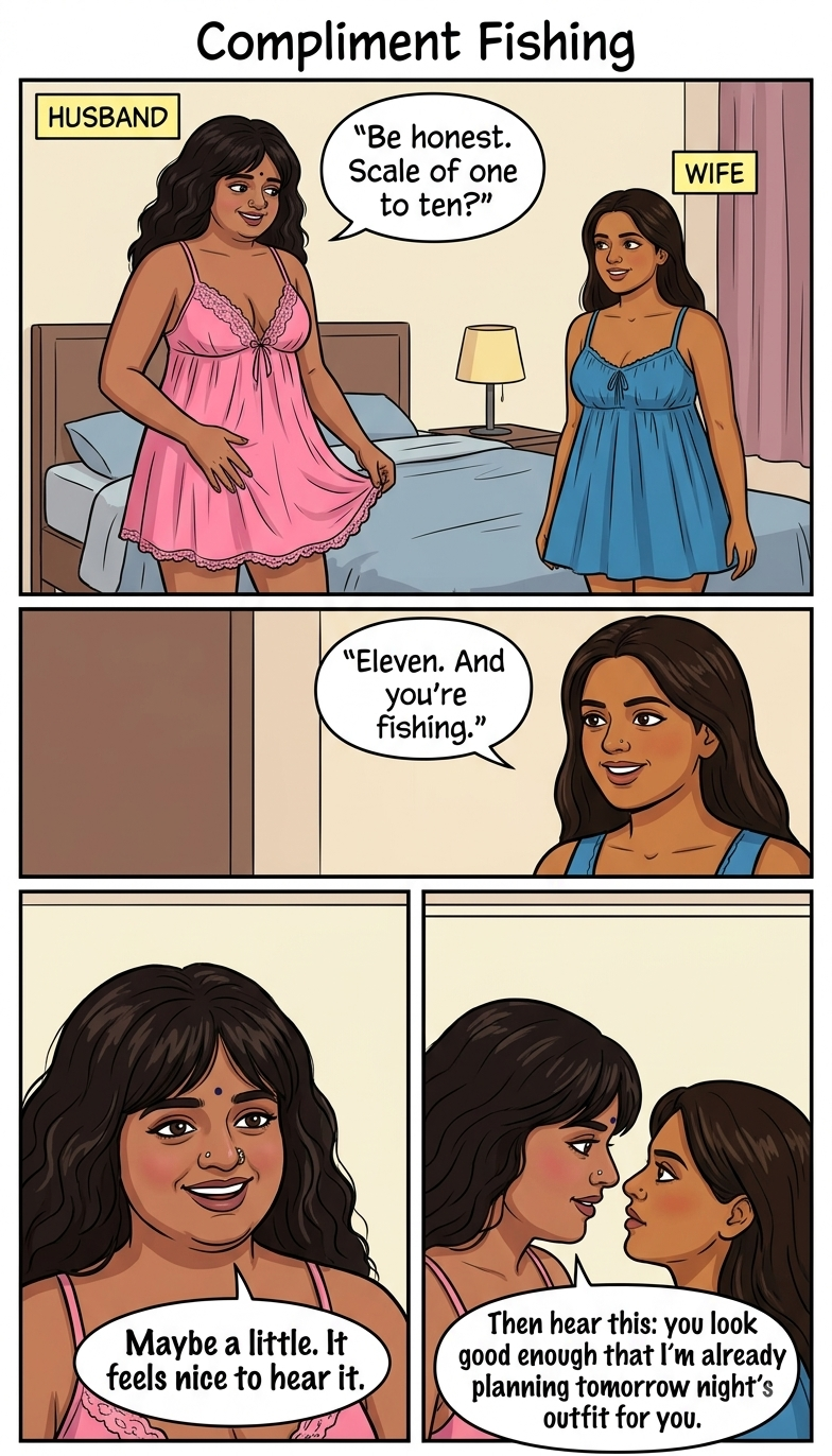 Compliment fishing