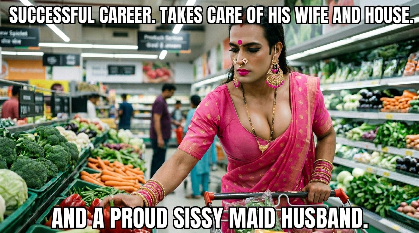 Proud Sissy maid husband