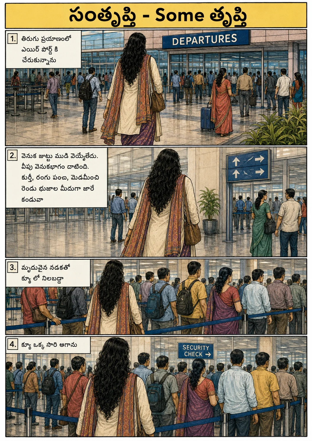 సంతృప్తి  - SOME తృప్తి (iN A JOURNEY) ,మొదటి భాగం