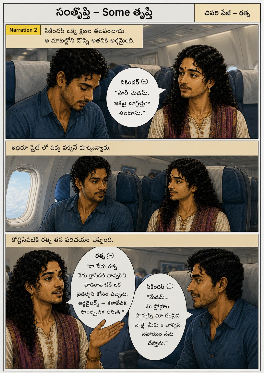 సంతృప్తి - SOME తృప్తి (2 వ మరియు చివరి  భాగం) IN A JOURNEY - Slide 2